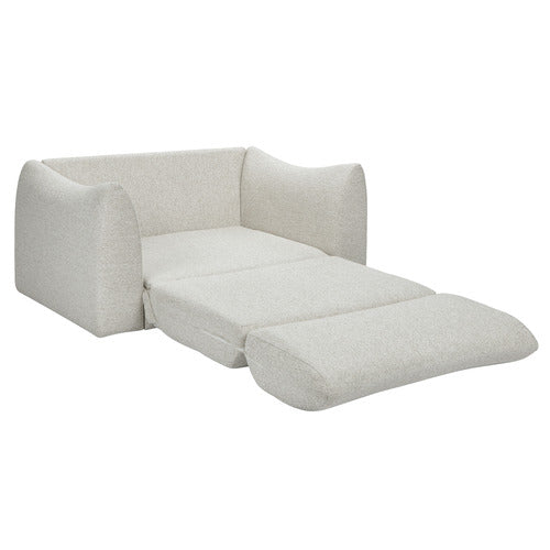 ALDO 1.5 SEATER OVERSIZED SINGLE BOUCLE SOFA BED