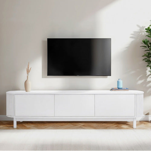 ESTUDIO FURNITURE VILLENEUVE 3 DOOR ENTERTAINMENT UNIT