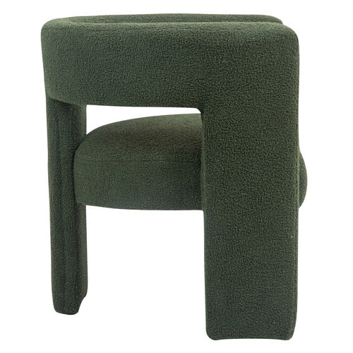 POMAIRE 3 LEGGED BOUCLE OCCASIONAL CHAIR