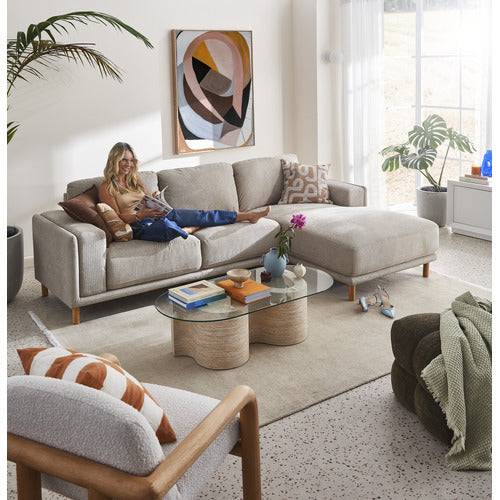 BORDER 3 SEATER SOFA WITH CHAISE