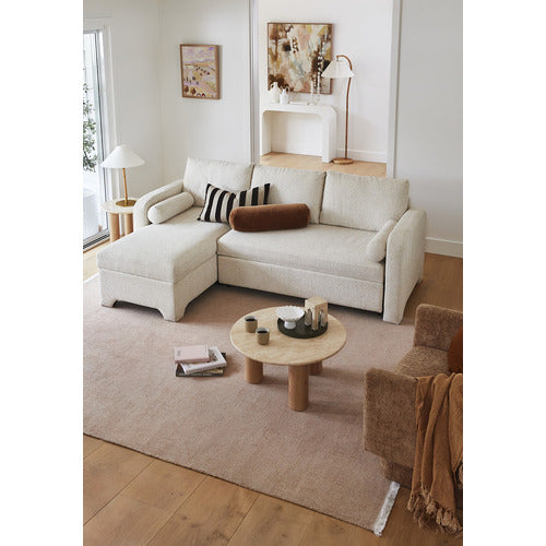 FRIDA 4 SEATER QUEEN SOFA BED WITH REVERSIBLE CHAISE