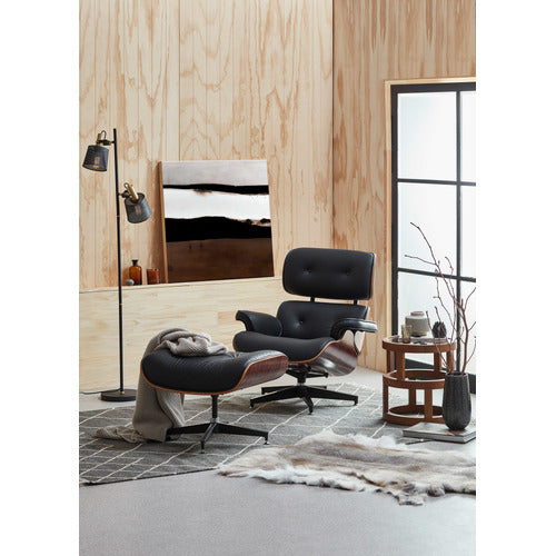 MILAN DIRECT EAMES PREMIUM REPLICA LOUNGE CHAIR & OTTOMAN