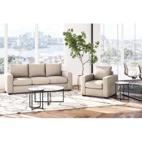 ARMADA COMMERCIAL LAYTON 3 SEATER UPHOLSTERED SOFA