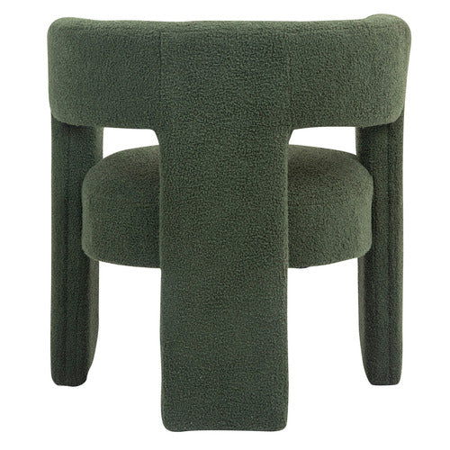 POMAIRE 3 LEGGED BOUCLE OCCASIONAL CHAIR