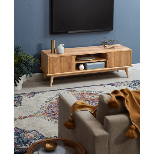 140CM OSCAR SOLID OAK TV UNIT