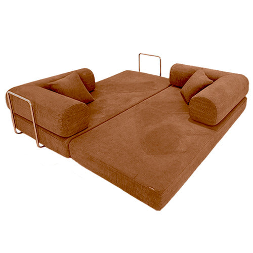 MIKASA FURNITURE KIRAN 3 SEATER DOUBLE CORDUROY SOFA BED