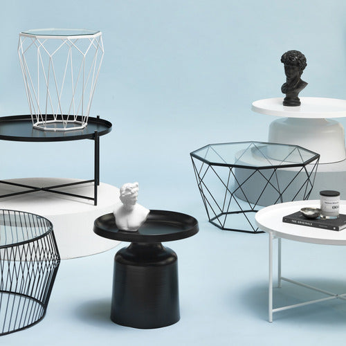PALATINE STEEL COFFEE TABLE