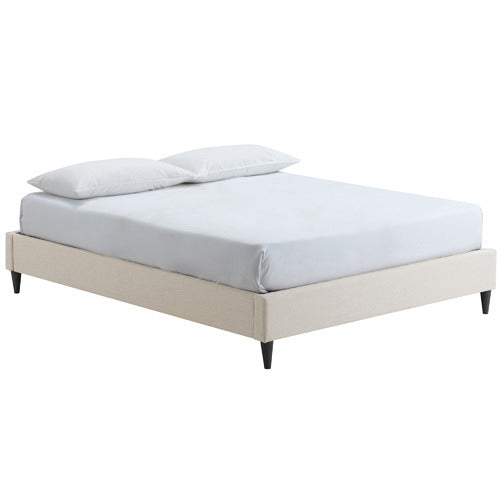 OAT WHITE CHARLOTTE BED BASE