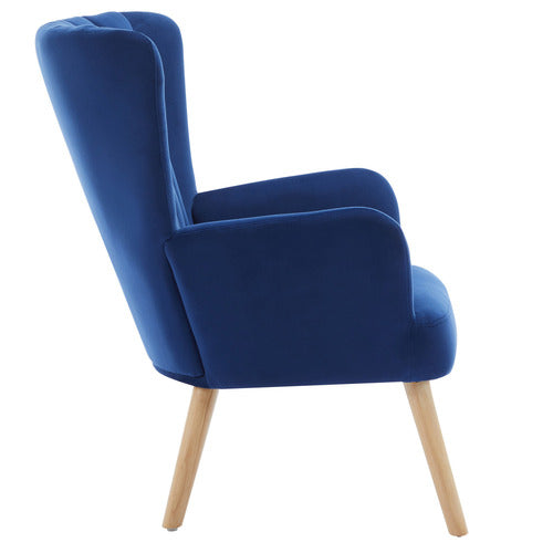 CASSINGTON HOME ELYSE VELVET ARMCHAIR