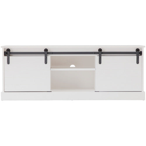 WEST VALLEY INTERIORS WHITE HAMPTONS 2 DOOR ENTERTAINMENT UNIT