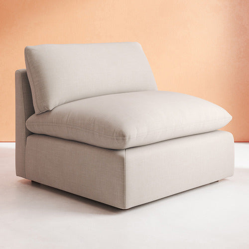 MARTINE UPHOLSTERED ARMLESS CHAIR