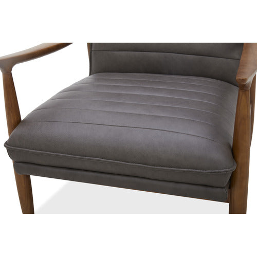 ALDRIC GENUINE LEATHER ARMCHAIR