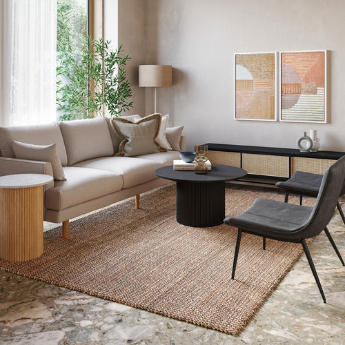 BUNGALOW PREMIUM 3 SEATER FABRIC SOFA