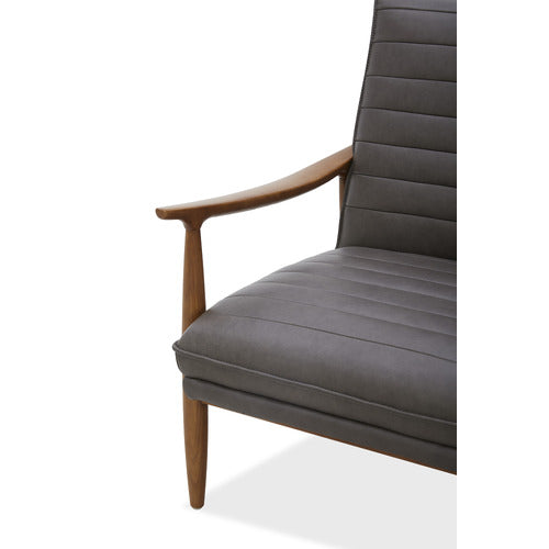 ALDRIC GENUINE LEATHER ARMCHAIR