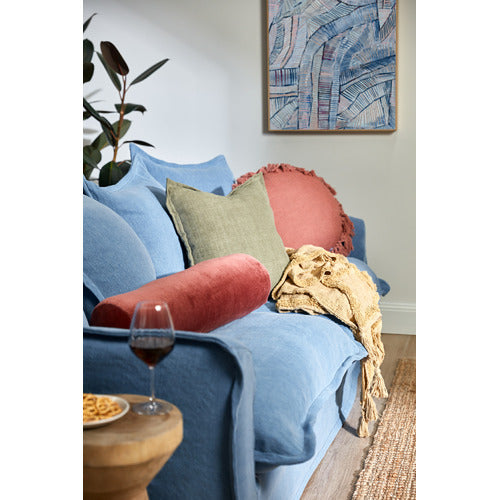 HYDE PARK HOME CUMULUS PREMIUM 3 SEATER COTTON SLIPCOVER SOFA