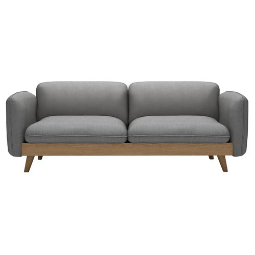 MODERN COLLECTIVE CORELLI 3 SEATER LINEN-BLEND SOFA