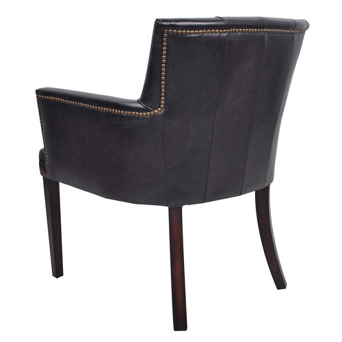 CHARTWELL HOME ALGERNON LEATHER OCCASIONAL CHAIR
