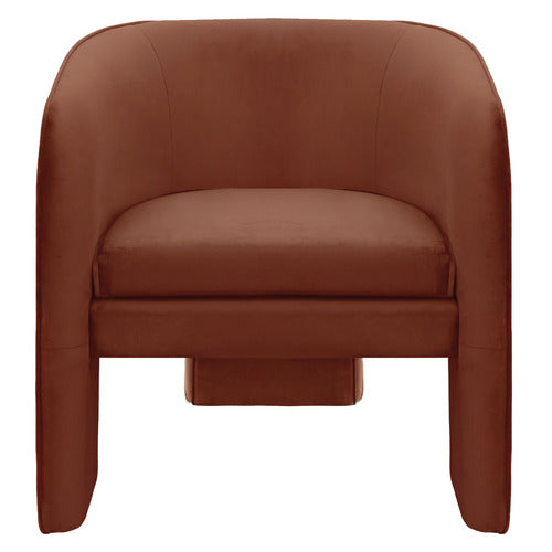 KEYS ROAD DESIGNS INGRAM VELVET OCCASIONAL CHAIR