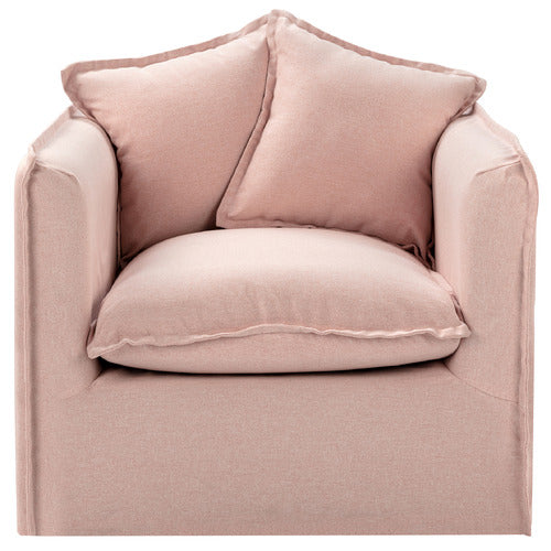 MONTAUK UPHOLSTERED SLIPCOVER ARMCHAIR