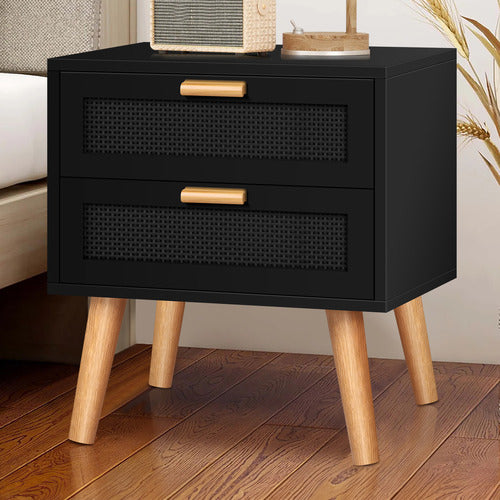 HOXTON ROOM VALENTIN 2 DRAWER BEDSIDE TABLE