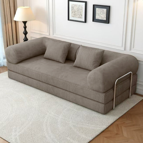 MIKASA FURNITURE KIRAN 3 SEATER DOUBLE CORDUROY SOFA BED