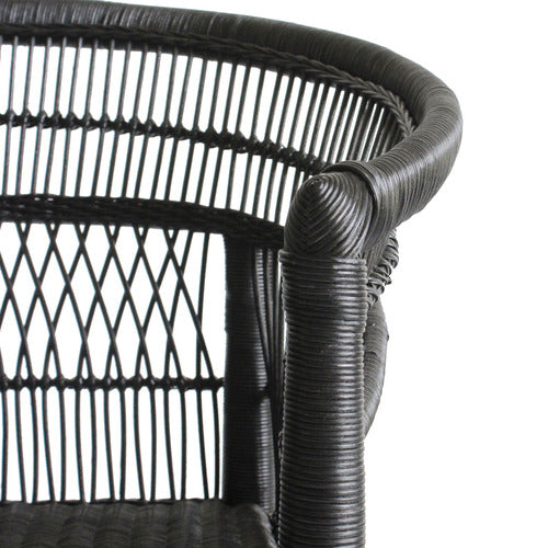 HYDE PARK HOME MALAWI RATTAN CLUB CHAIR