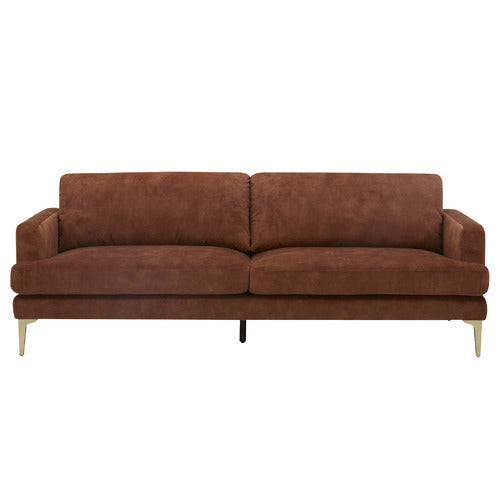 DARYA 3 SEATER VELVET SOFA