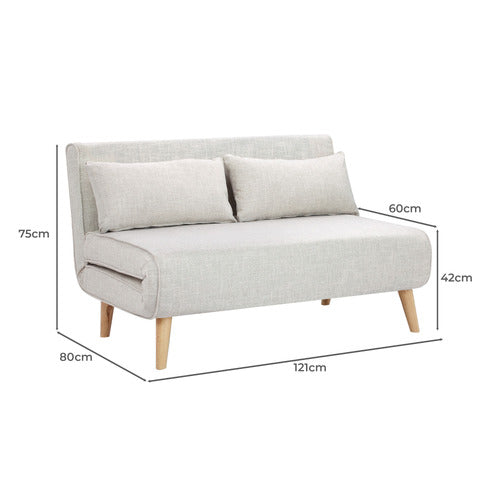 AERO 2 SEATER SOFA BED