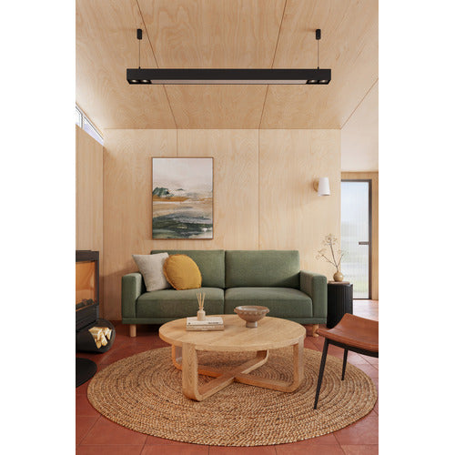 100CM ASPYN OAK WOOD COFFEE TABLE