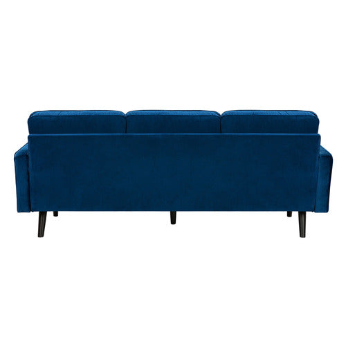STOCKHOLM VELVET REVERSIBLE CHAISE SOFA