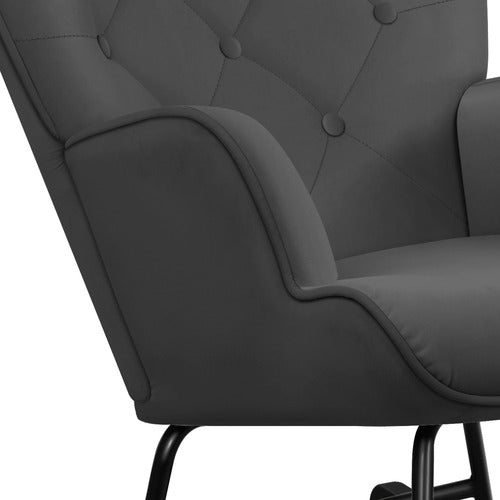 HOXTON ROOM COLLIN VELVET ROCKING CHAIR