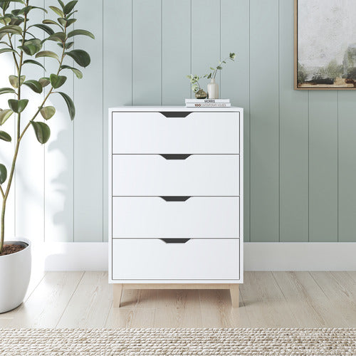 WEST VALLEY INTERIORS MELBA 4 DRAWER CHEST