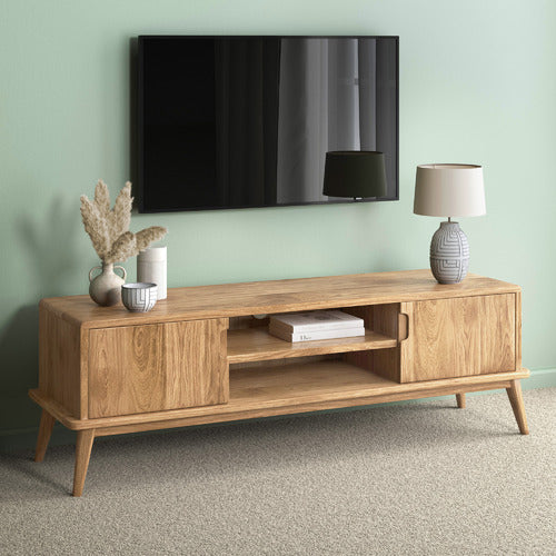140CM OSCAR SOLID OAK TV UNIT