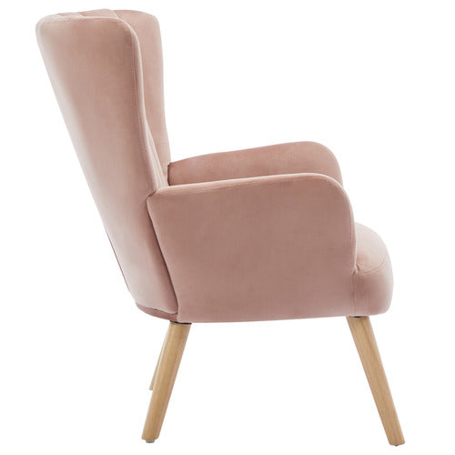 CASSINGTON HOME ELYSE VELVET ARMCHAIR