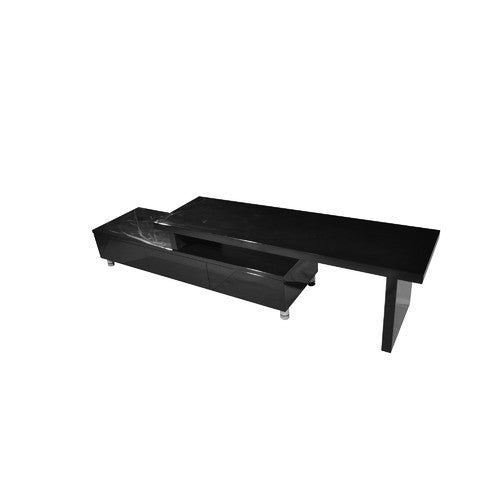 BY DESIGNS XENA LARGE ENTERTAINMENT UNIT IN BLACK