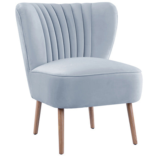 BROOKLYN AND BELLA COCO VELVET SLIPPER CHAIR