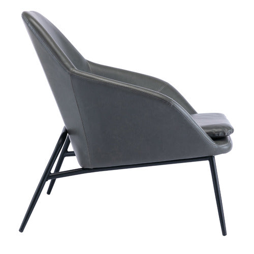 CORA HOME LIVING TALA FAUX LEATHER ARMCHAIR