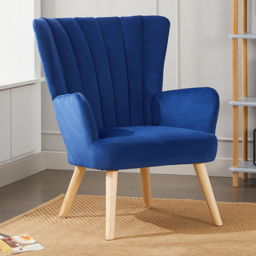 CASSINGTON HOME ELYSE VELVET ARMCHAIR
