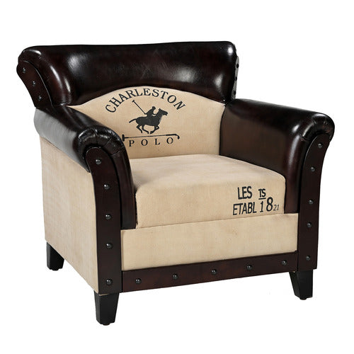 THE DECOR STORE HARRIET POLO VINTAGE ARMCHAIR