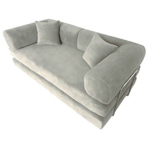 MIKASA FURNITURE KIRAN 3 SEATER DOUBLE CORDUROY SOFA BED