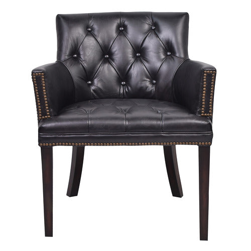 CHARTWELL HOME ALGERNON LEATHER OCCASIONAL CHAIR