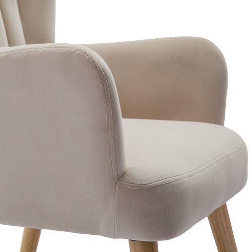 CASSINGTON HOME ELYSE VELVET ARMCHAIR