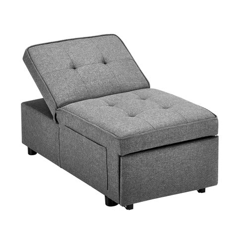 LIVING FUSION CARIBOU UPHOLSTERED SINGLE SOFA BED