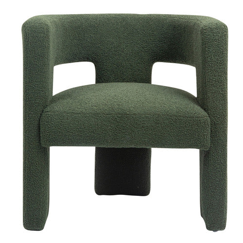 POMAIRE 3 LEGGED BOUCLE OCCASIONAL CHAIR