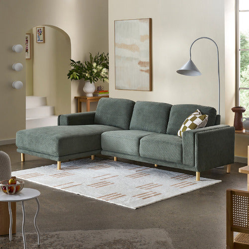 BORDER 3 SEATER SOFA WITH CHAISE