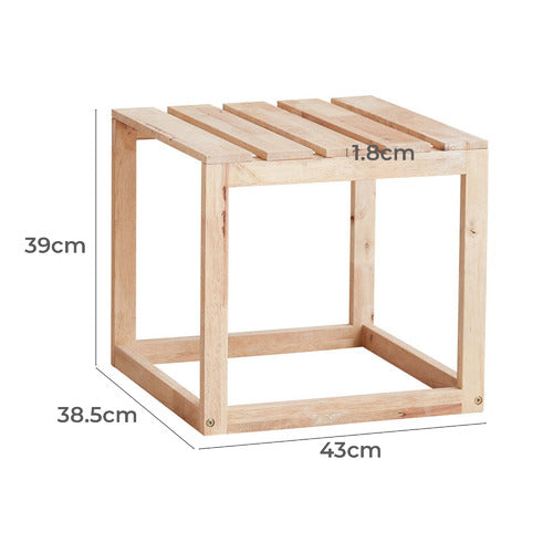 MAJA ANSEL DESIGN 2 PIECE DICE NESTING COFFEE TABLE SET