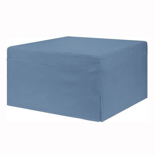DECOR TRADERS FOLDLUX CONVERTIBLE OTTOMAN SOFA BED WITH SLIPCOVER