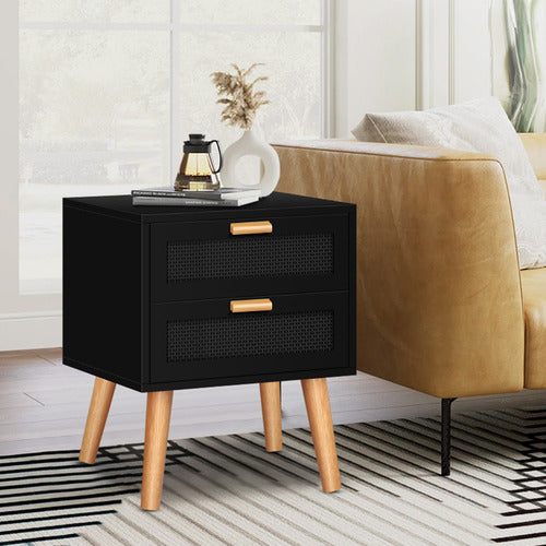 HOXTON ROOM VALENTIN 2 DRAWER BEDSIDE TABLE