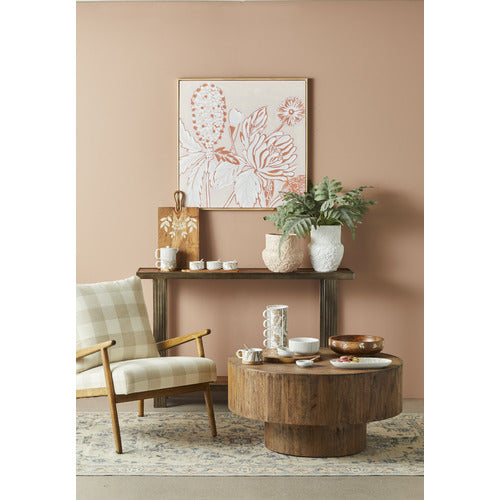 THE HOME COLLECTIVE GRANGE RUBBERWOOD ACCENT CHAIR