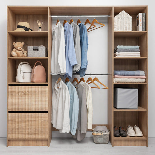 CAPEVIEW INTERIORS BASEL FLUTED BUILT-IN WARDROBE